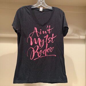 District Made Ain't My 1st Rodeo T-Shirt Size Medium